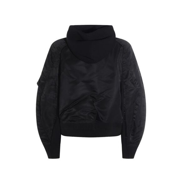 Sacai Women Cotton And Nylon Hoodie - Picture 2 of 4